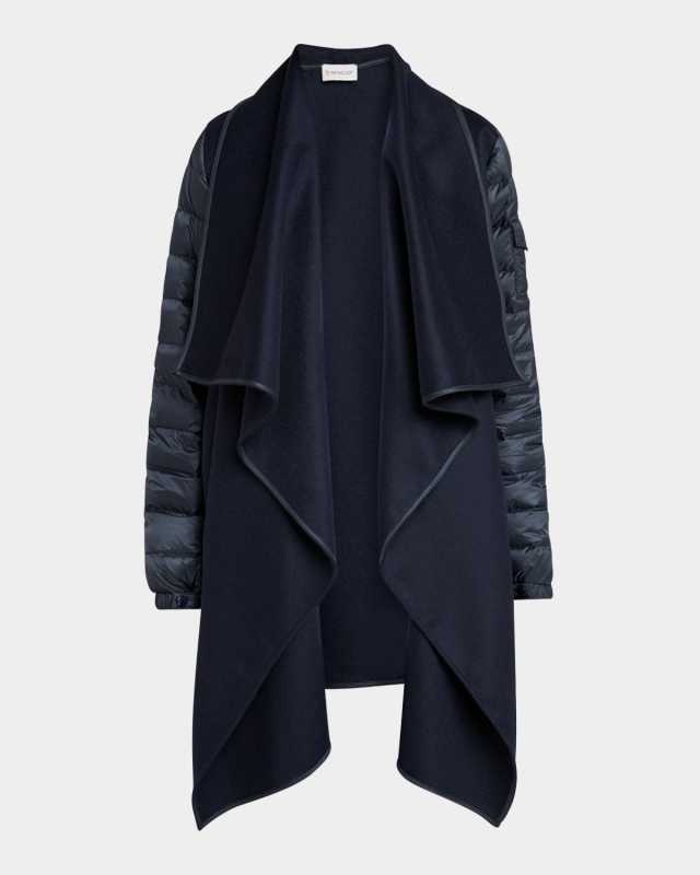 Wool-Blend Cape